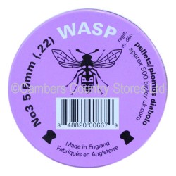 Wasp Air Rifle Pellets .22 No.3 Purple Tin x 250